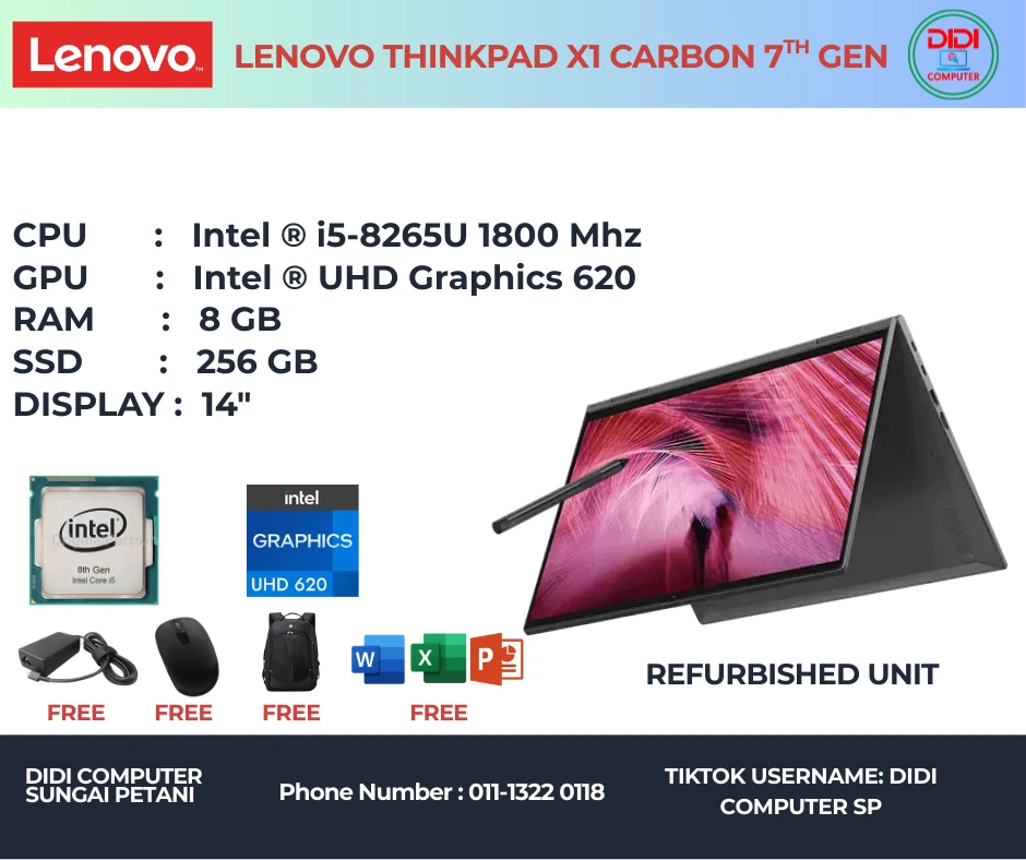 LENOVO THINKPAD X1 CARBON 6TH SPS000031