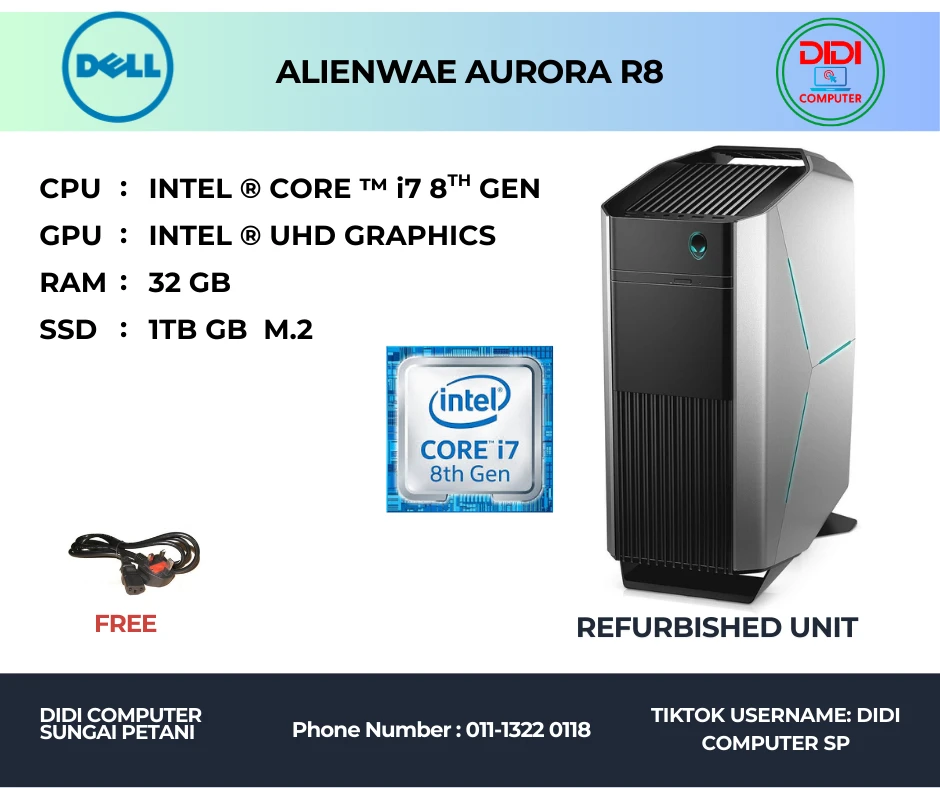 DELL ALIENWAE AURORA R8